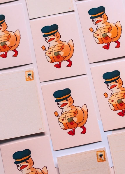 Minis prints - Canard facteur