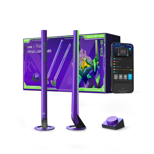 Barres Lumineuses de Jeu Govee RGBIC Wi-Fi avec Contrôleur Intelligent