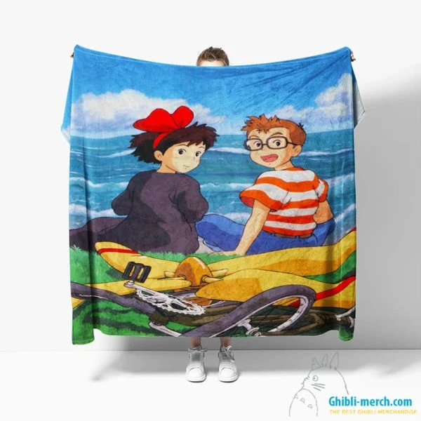 Kiki and Tombo Blankets Themed Ghibli 4 Styles NEW | Ghibli Merch Store
