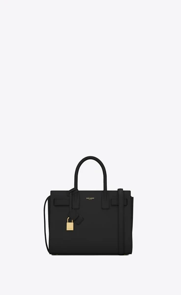 sac de jour baby en cuir lisse