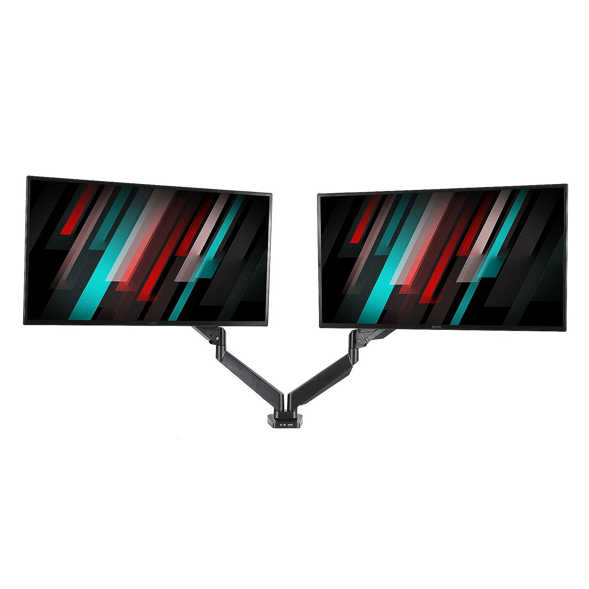 INOVU ARM 2 Noir - Support bureau renforcé pour 2 écrans