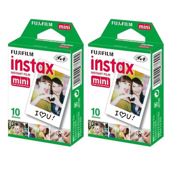 Fujifilm Instax Mini 2 X 10 Pellicules couleur à développement instantané instax mini ISO 800 10 poses
