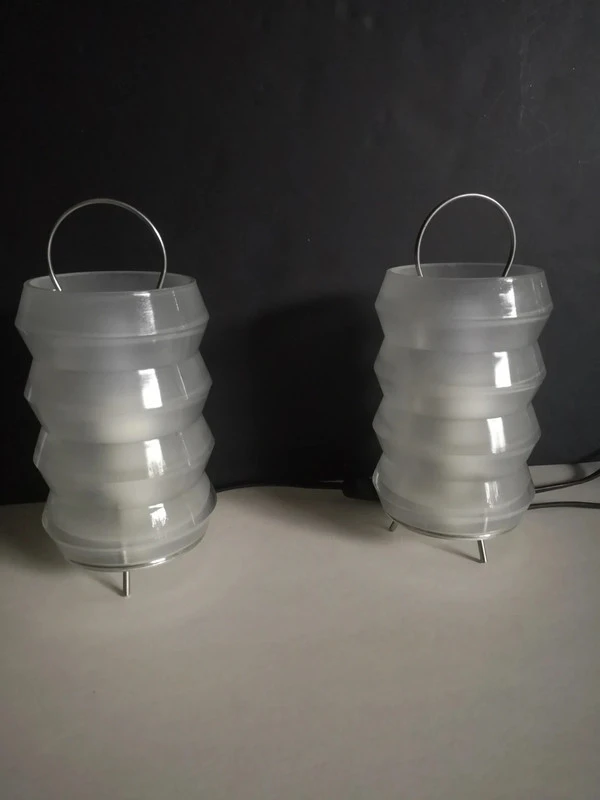 Paire de Lampes à Poser Habitat Vintage