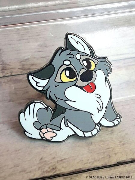 Baby Loup Hard Enamel Pin