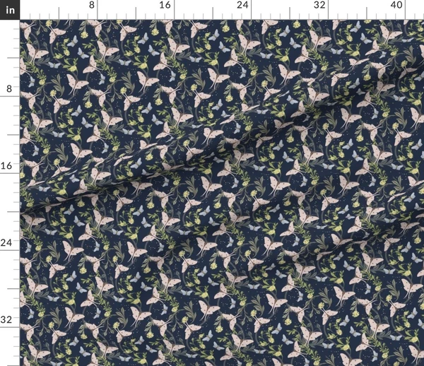 Fabric in Moths at night