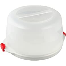 Dr Oetker 1013 Boite de transport gâteau, Boite à gâteau transparente, Boite gâteau, Boîte de conservation pour gâteau, Boîte à gâteaux ronde, Plastique, Blanc, 38,5 x 19 cm : Amazon.fr: Cuisine et Maison