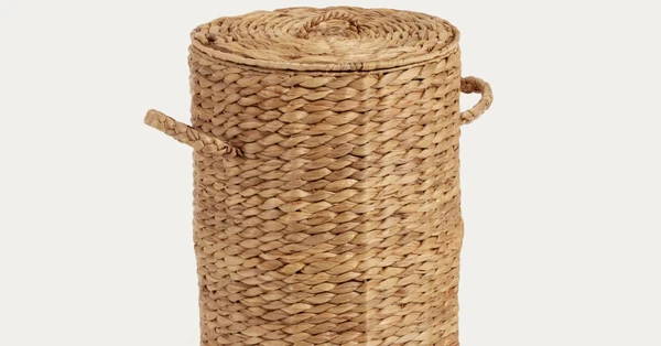 Panier à linge Yessira en fibres naturelles 55 cm | Kave Home France