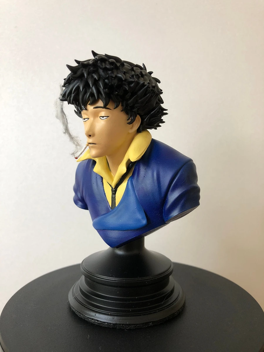 Bustes peints à la main de Cowboy Bebop : Spike, Jet, Faye, Vicious et Julia