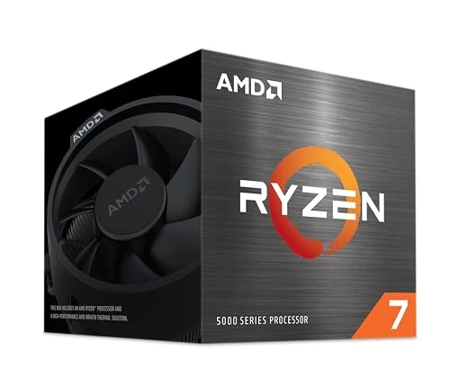 AMD Ryzen 7 5700 Processeur (8 Coeurs/16 Threads, 65W TDP, Socket AM4, Cache 20Mo, jusqu'à 4.6 GHz Frequence Boost, Ventilateur Wraith Spire)