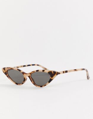asos — lunettes de soleil yeux de chat (écaille de tortue)
