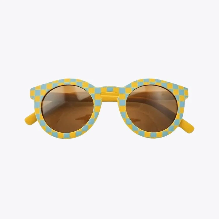 Lunettes de Soleil Classic Bébé - Checks Laguna & Wheat