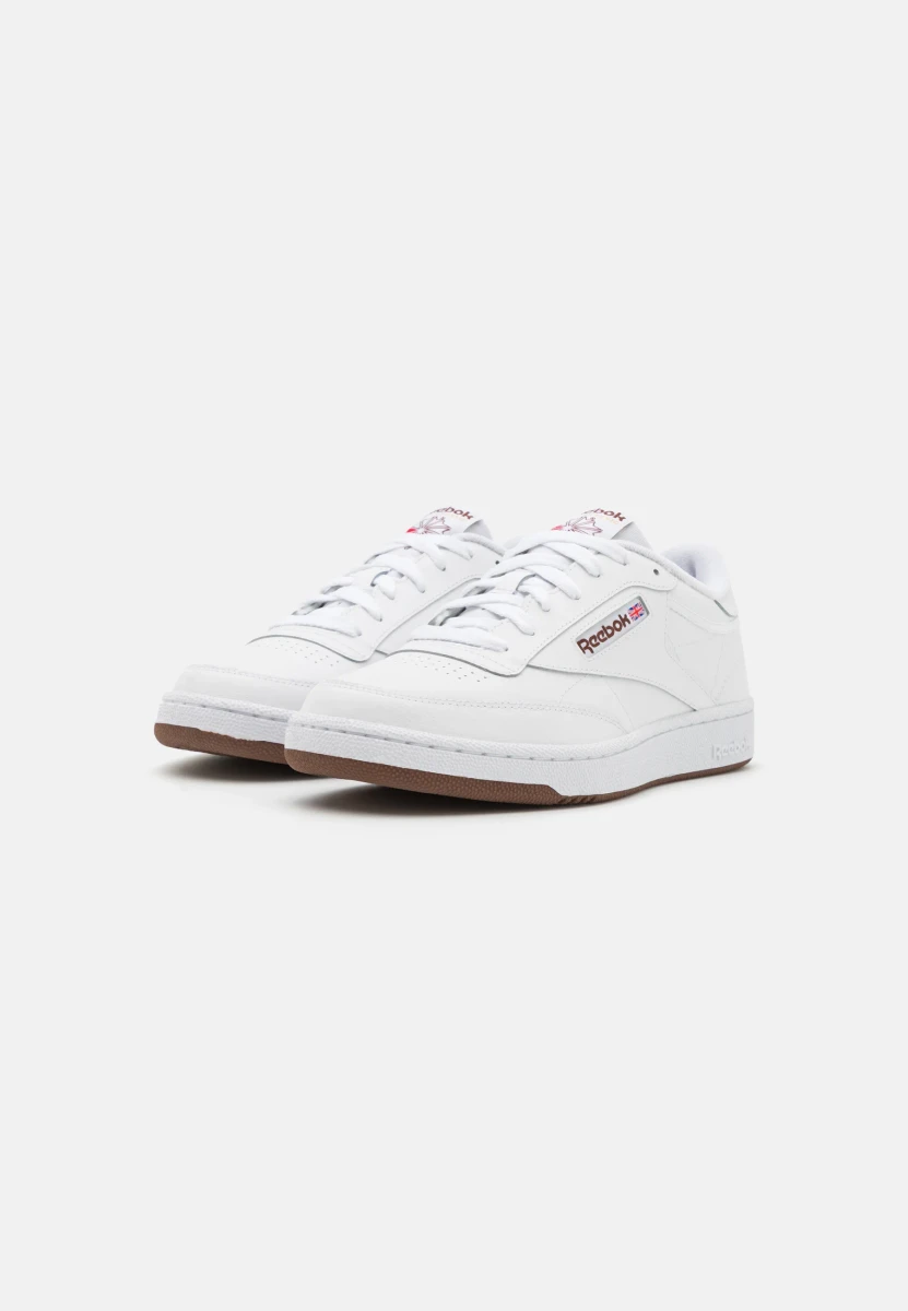 CLUB C UNISEX - Baskets basses - footwear white/trail brown