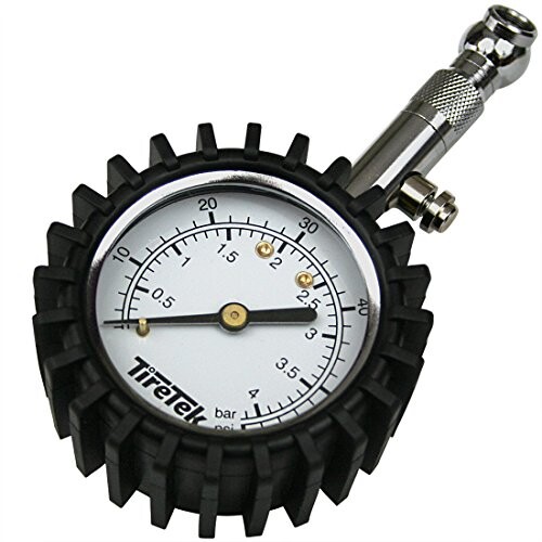TireTek Premium Manomètre de pression de pneus Grand cadran