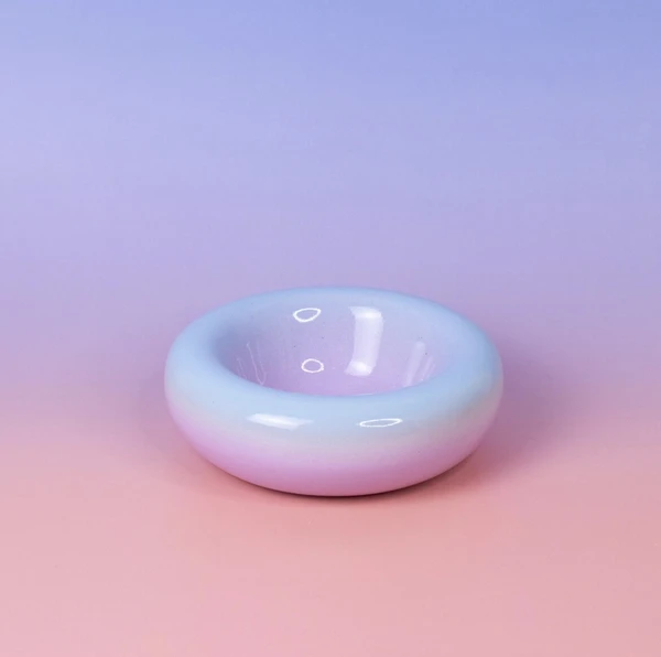 Bol ombré bleu et violet 14cm