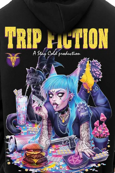 Trip Fiction - Oversized Hoodie size XL