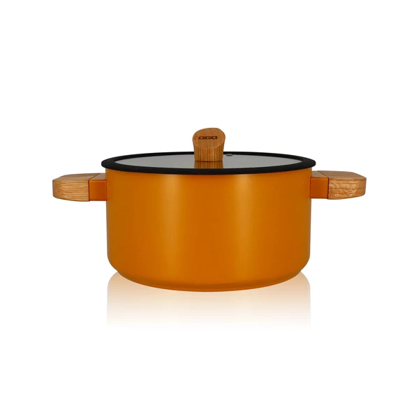 Faitout en aluminium ECTOR jaune 24cm