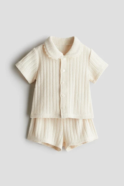 Ensemble 2 pièces avec chemise et short