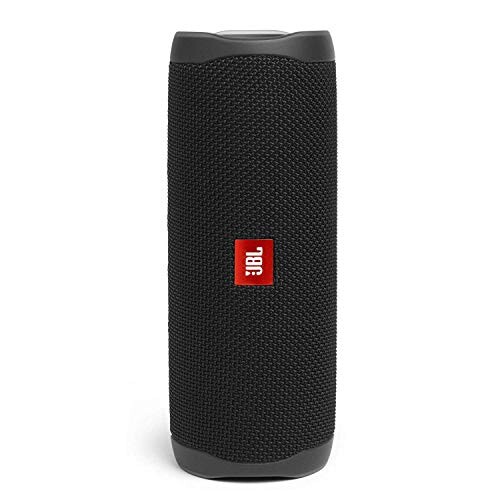JBL Flip 5 - Enceinte Bluetooth Portable Robuste - Conception Étanche pour Piscine &amp; Plage - 12 Heures d'Autonomie - Son Unique de JBL - Noir