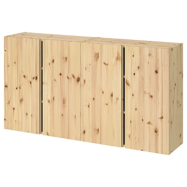 IVAR Élément mural avec portes - pin 160x30x83 cm