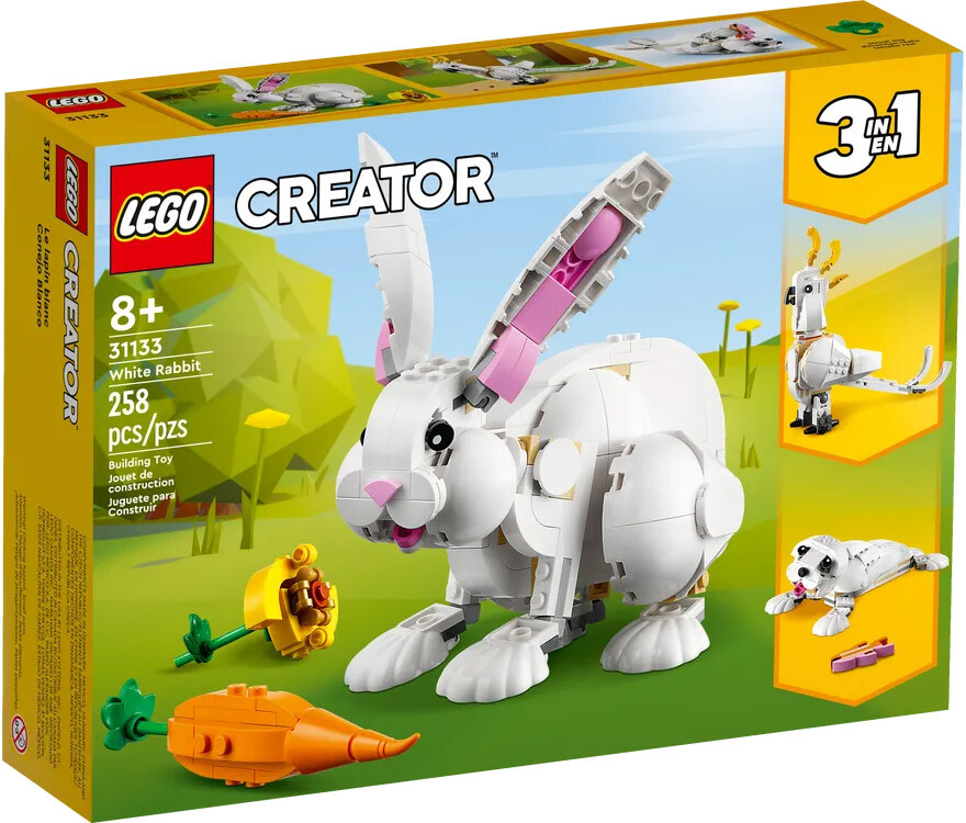 LEGO Creator 31133 pas cher, Le lapin blanc