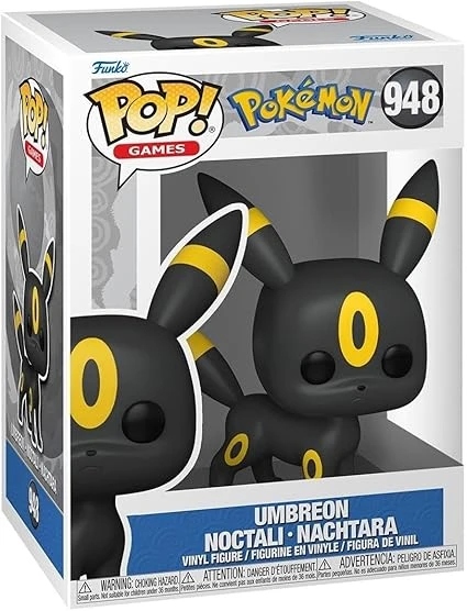Funko Pop! Games: Pokemon - Umbreon - Noctali - Figurine en Vinyle à Collectionner - Idée de Cadeau - Produits Officiels - Jouets pour Les Enfants et Adultes - Video Games Fans