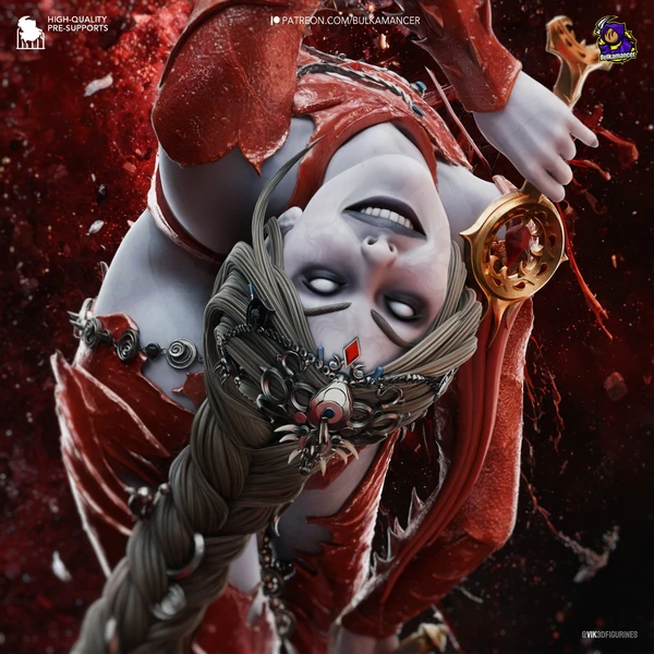 Orin The Red - Baldurs Gate 3 Figure *8k Print* 3d printed Model | Gift for Gamer | BG3 Statue | Handmade Gift | Geschenk Skulptur |