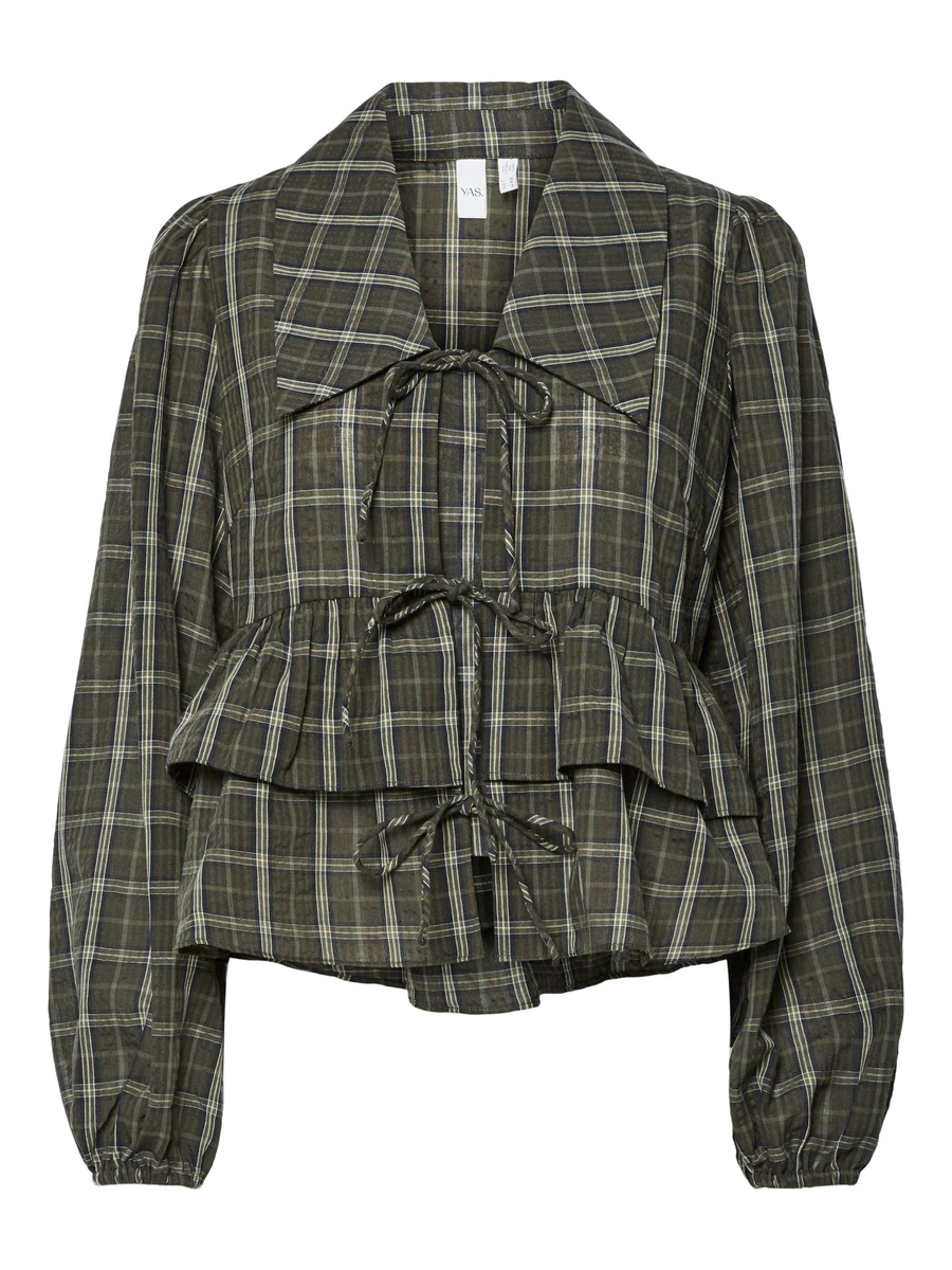 YASCINNA - LIEN À NOUER TOP À MANCHES LONGUES