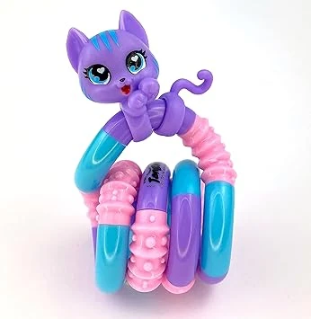 TANGLE Jr Pets Twisty The Kitty – Véritable jouet sensoriel – Jouet anti-nœuds pour enfants et adultes – Jouet pour l'école – Cadeau pour adolescents et adultes