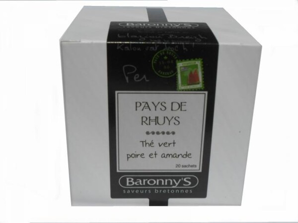 Thé vert poire et amande 