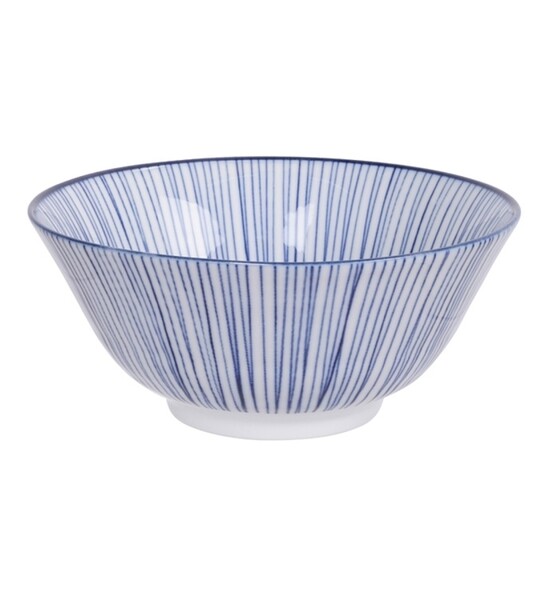 Bol porcelaine Nippon Blue blanc et bleu Ø15 cm Tokyo Design Studio blanc | BHV MARAIS