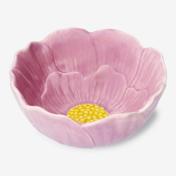 Bol à fleurs marron – Décoration de table élégante | Plat de service de cuisine
