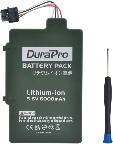 DuraPro Batterie 6000 mAh pour Nintendo Wii U Wii-U WUP-012 WUP-010 Manette de jeu
