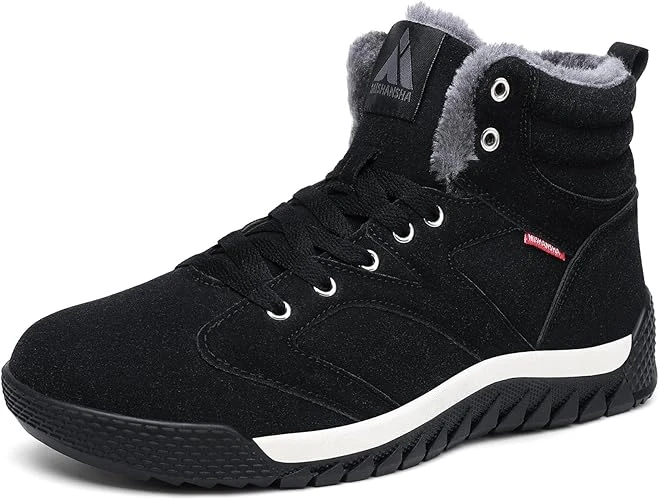 Mishansha Bottes de Hiver Homme Femme Chaud Antidérapant Chaussures de Neige Taille 36-48 EU