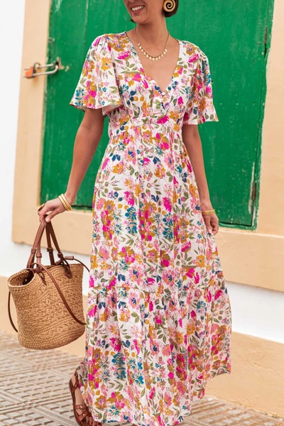 MIRANDA Multicolore - Robe Longue