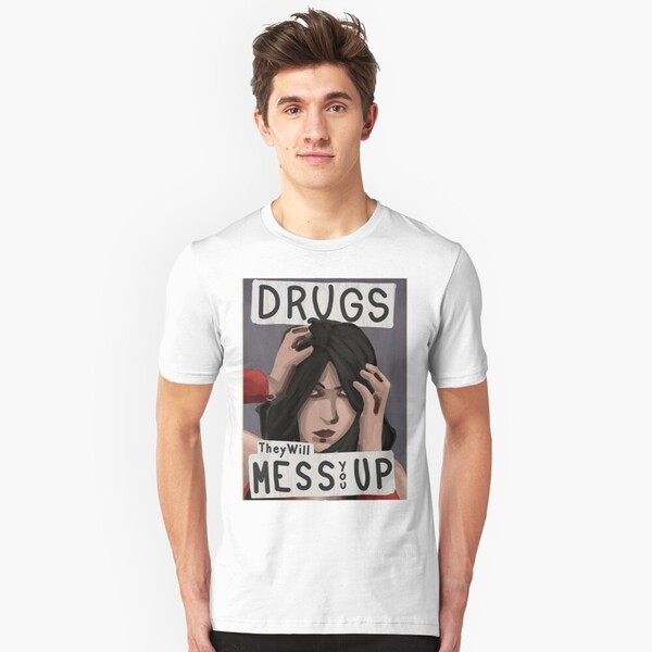 T-shirt Life is Strange Before The Storm Affiche sur les drogues | T-shirt essentiel