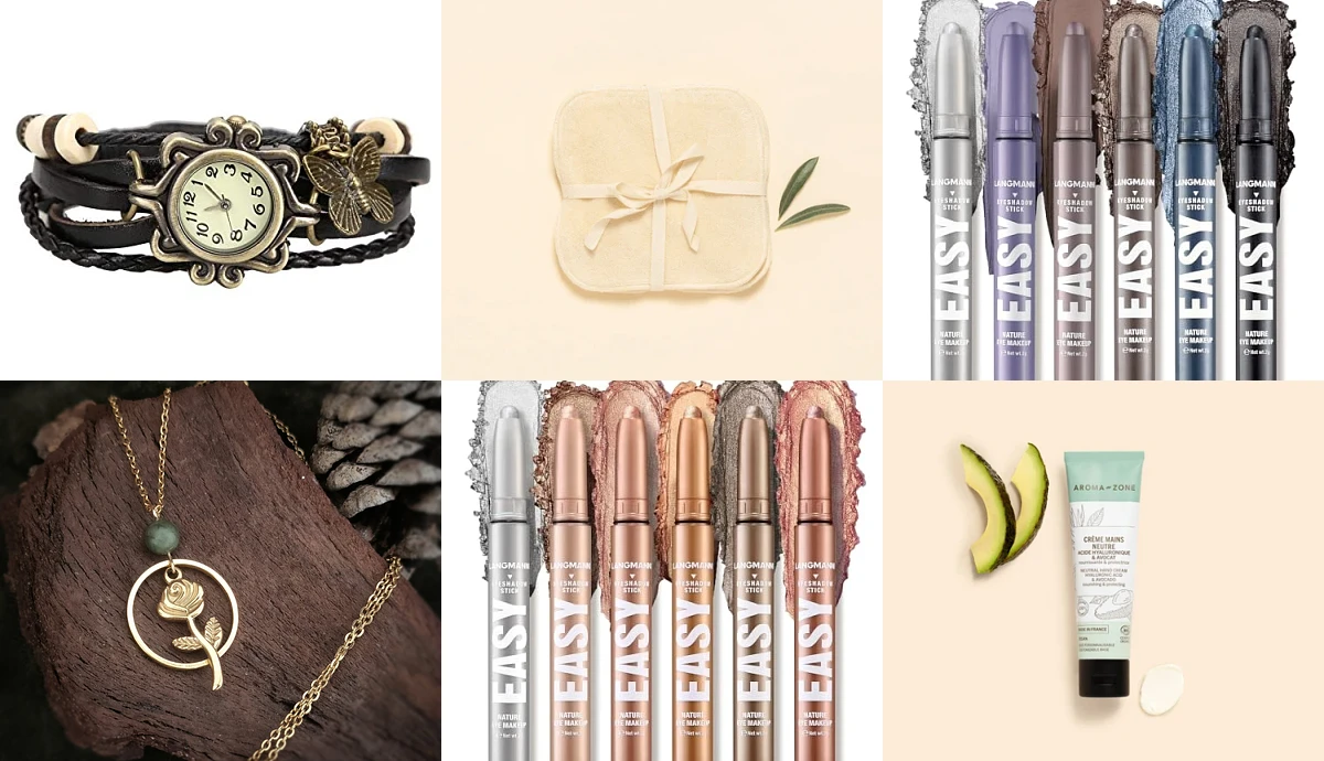 soin, maquillage, bijoux...