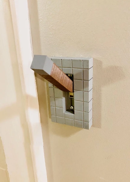 Minecraft-Inspired Light Switch Cover Plate