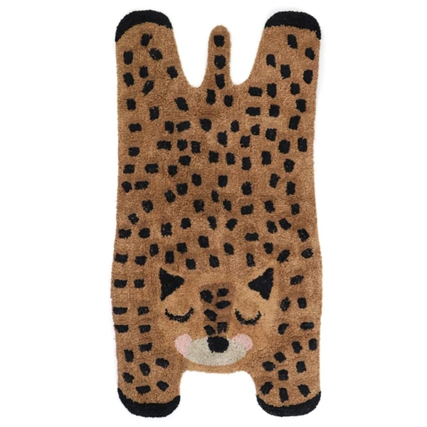 Tapis enfant coton léopard LITTLE CHEETAH