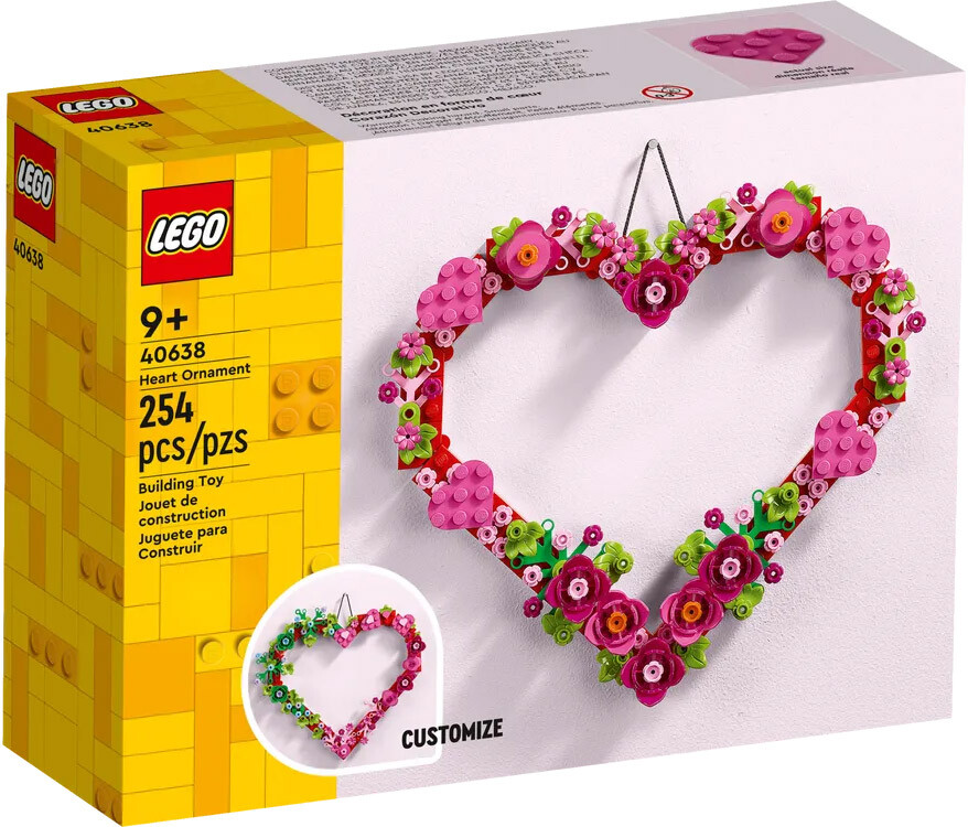 LEGO Objets divers 40638 pas cher, Décoration en forme de cœur
