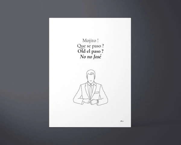 Affiche La Flamme - No No José