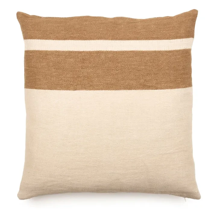 Housse de coussin Railroad Stripe | Ecru