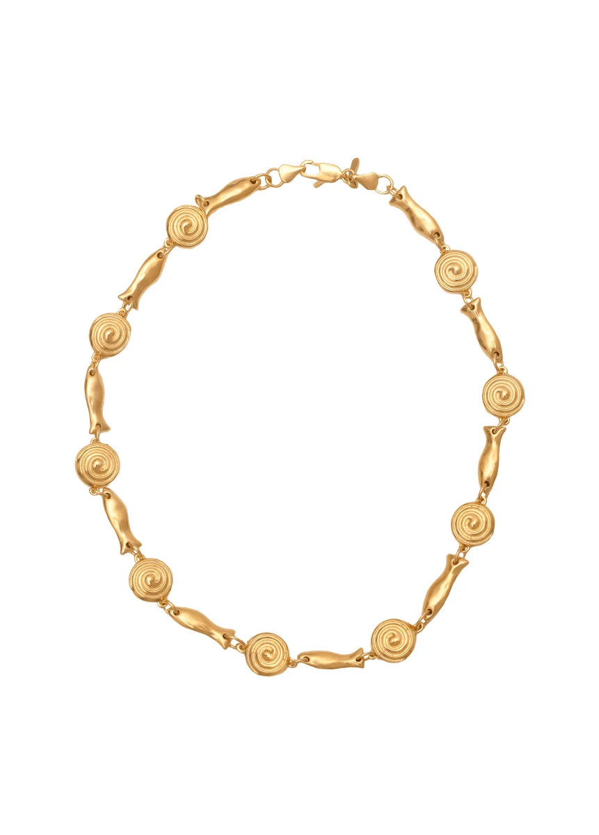 Pez Gold Necklace