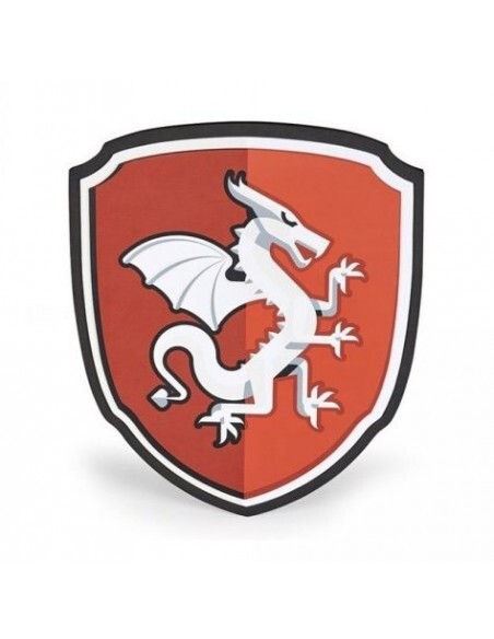 Bouclier chevalier dragon en mousse - Papo