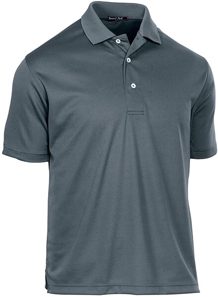SPORT-TEK Men's Dri Mesh Polo XS Steel