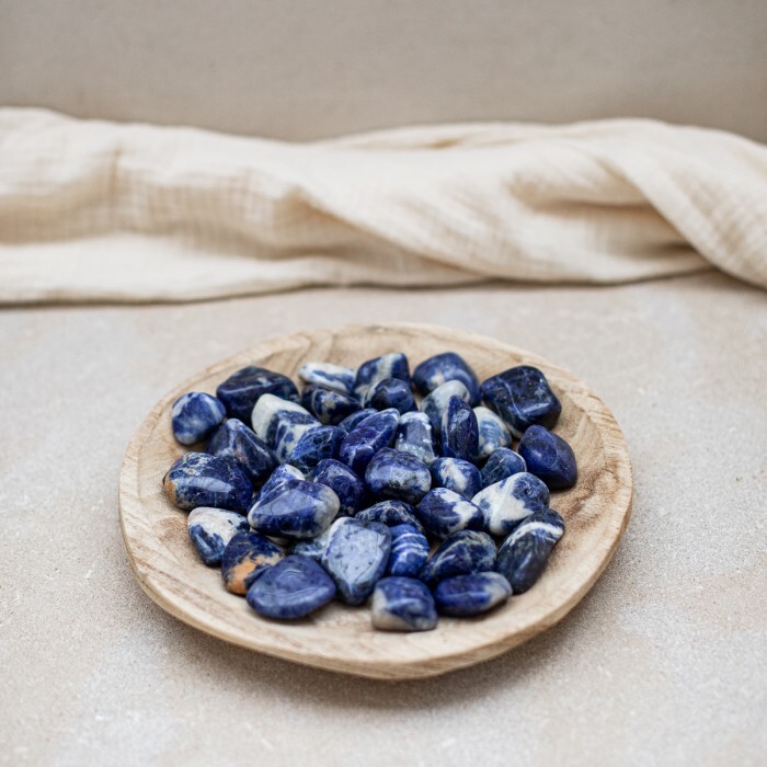 Pierre roulée sodalite