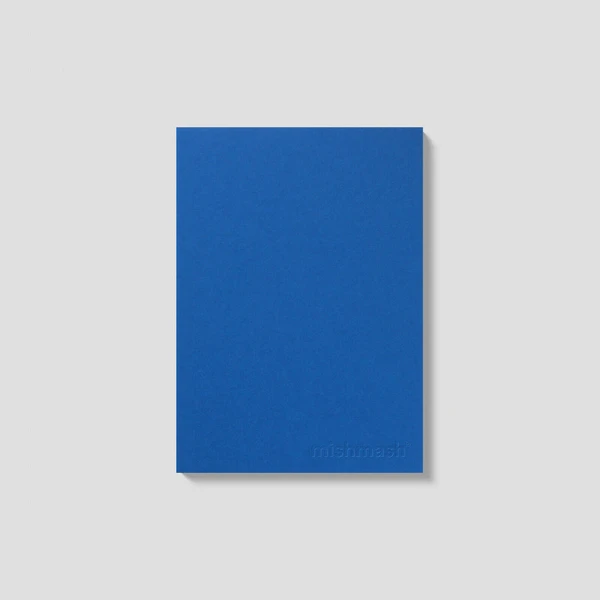 mishmash - carnet naked a5 - bleu cobalt