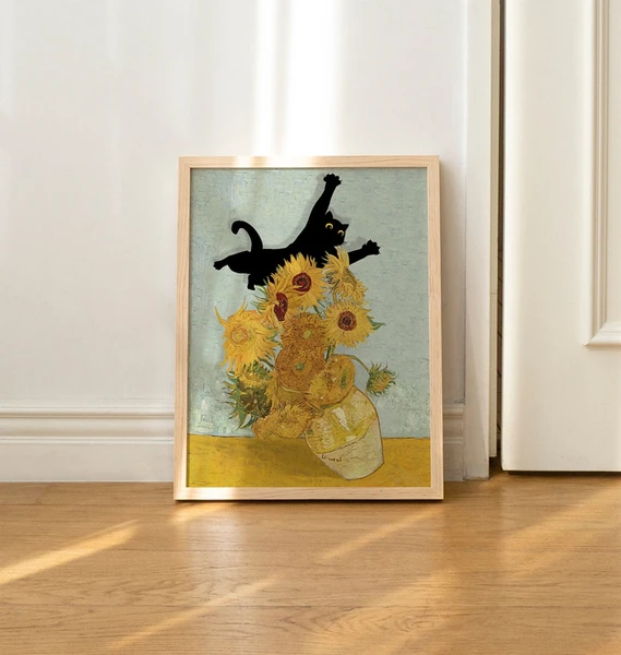 Athéna qui casse le vase de Van Gogh