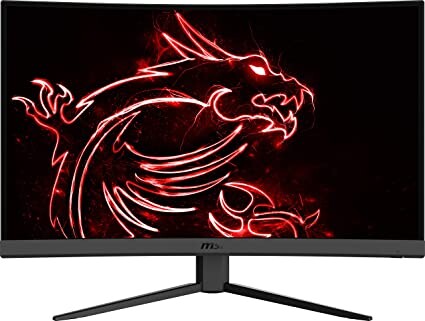 MSI Optix G32C4 - Écran LED - incurvé - 31.5" - 1920 x 1080 Full HD (1080p) - VA - 250 CD/m² - 3000:1-1 ms - 2xHDMI, DisplayPort: Amazon.fr: Informatique