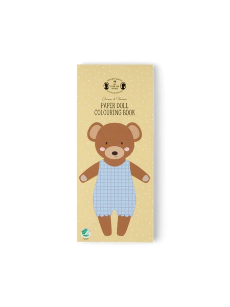 Livre de coloriage poupée en papier