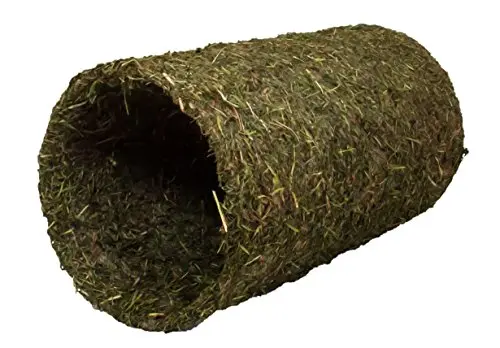 Bubimex - 2064 - Tunnel de Foin pour Lapin et cobaye Ø13cm/25cm - Vert - 380g